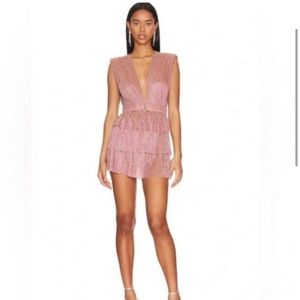 NWT Sabina Musayev Skylar mini dress in Lemonade - Small